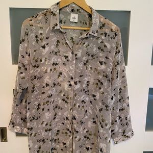 cabi sheet button down top